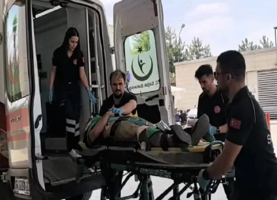 İnegöl'de kereste deposundan düşen 61 yaşındaki işçi hayatını kaybetti