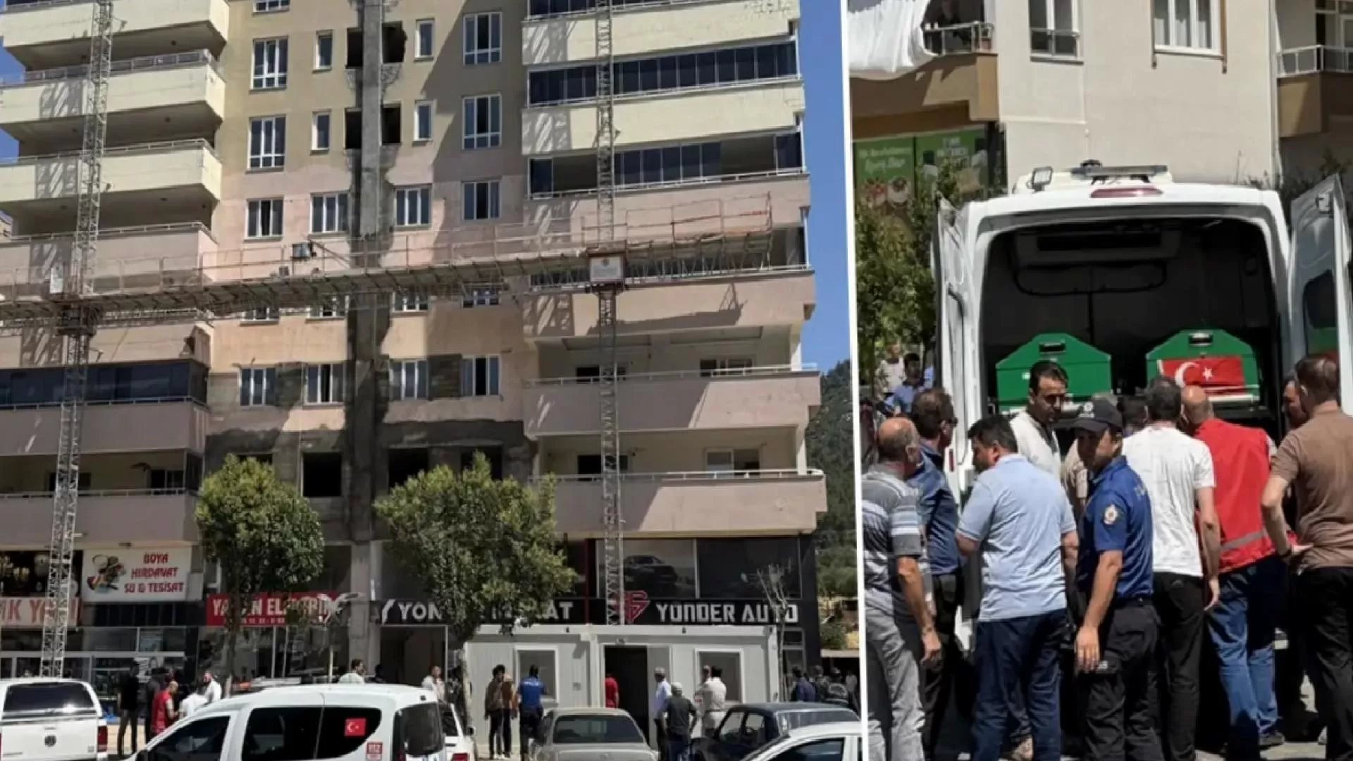 Kahramanmaraş’ta inşaat iskelesi çöktü: 2 işçi hayatını kaybetti, 1 işçi ağır yaralı
