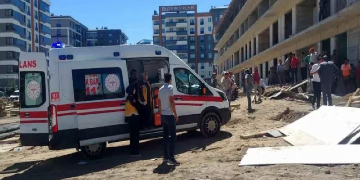 Erzurum'da inşaatta düşen 34 yaşındaki işçi hayatını kaybetti