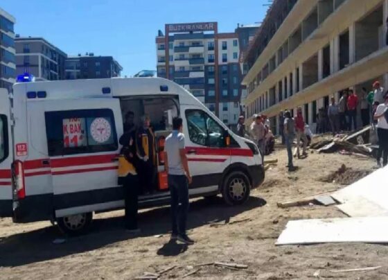 Erzurum'da inşaatta düşen 34 yaşındaki işçi hayatını kaybetti
