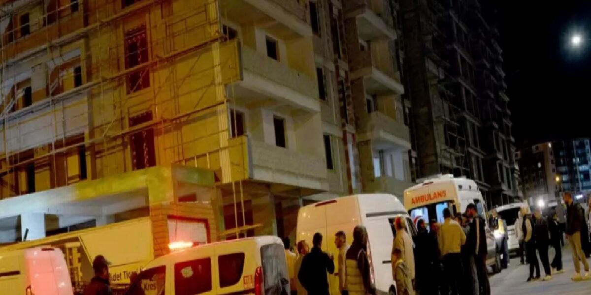 Erzurum'da 50 yaşındaki inşaat işçisi 7. kattan düşerek hayatını kaybetti
