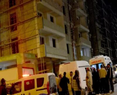 Erzurum'da 50 yaşındaki inşaat işçisi 7. kattan düşerek hayatını kaybetti