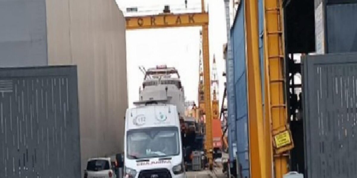 Tuzla tersanesinde karbondioksit tüpü patladı: 1 işçi hayatını kaybetti