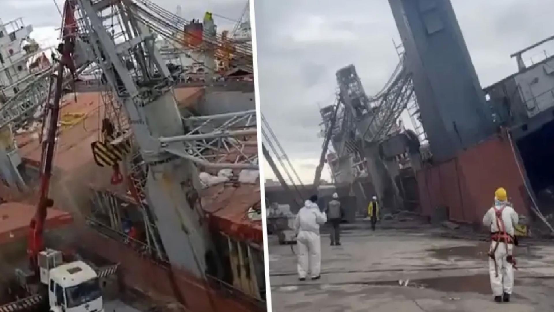 Tuzla tersanelerinde gemi yan yattı: 1 işçi yaşamını kaybetti
