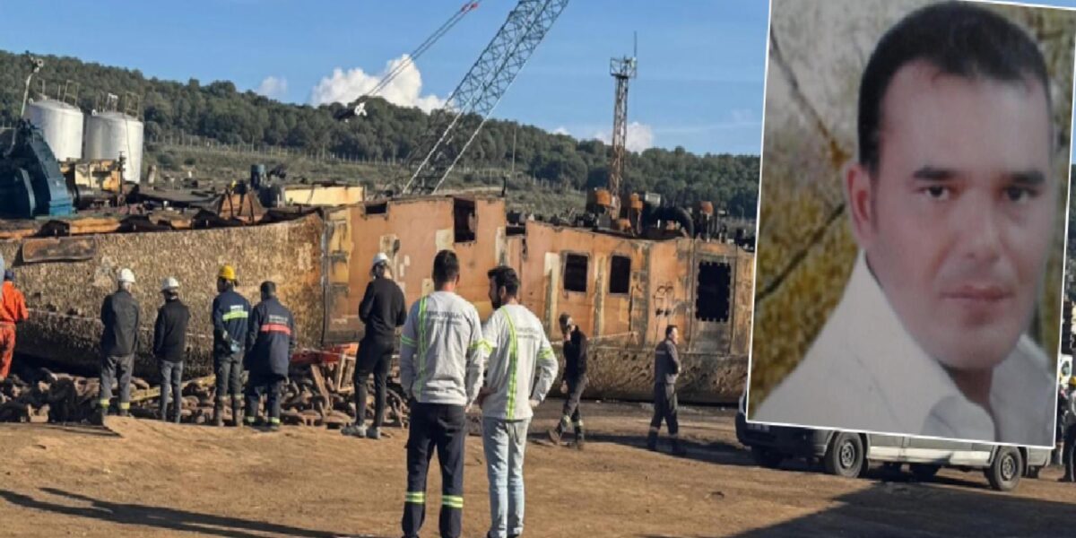 İzmir Aliağa'da üzerine gemi parçası düşen 44 yaşındaki işçi hayatını kaybetti 4
