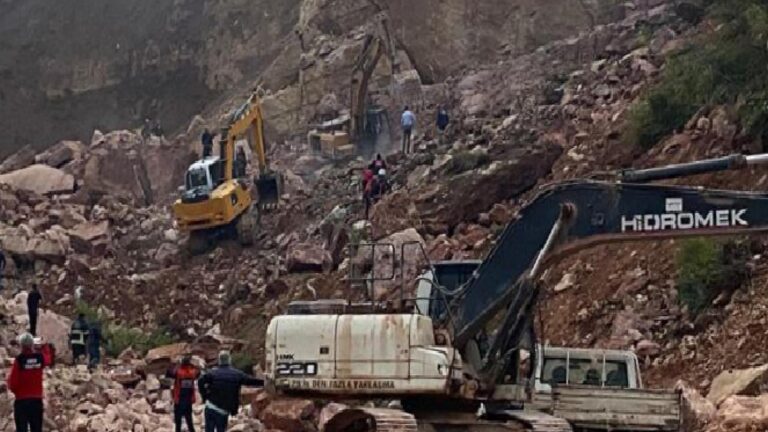 Ordu'da taş ocağı şantiyesinde göçük: 1 işçinin cansız bedenine ulaşıldı
