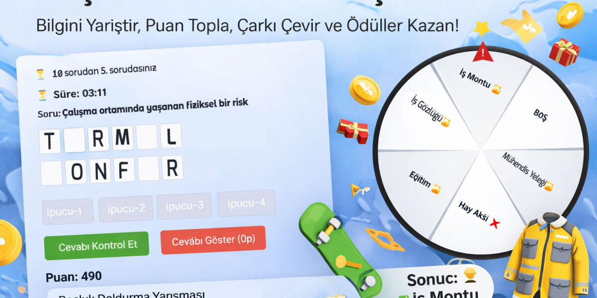 Boşluk Doldurma Yarışması 1 Boşluk Doldurma Yarışması