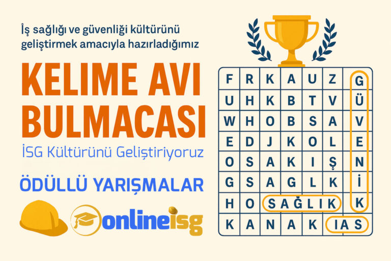 🏆 İş Güvenliği Kelime Bulmaca Yarışması 4 İSG Kelime Bulmaca
