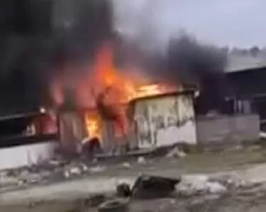 İstanbul Şile'de konteynerde mahsur kalan işçi çıkan yangında yaşamını yitirdi