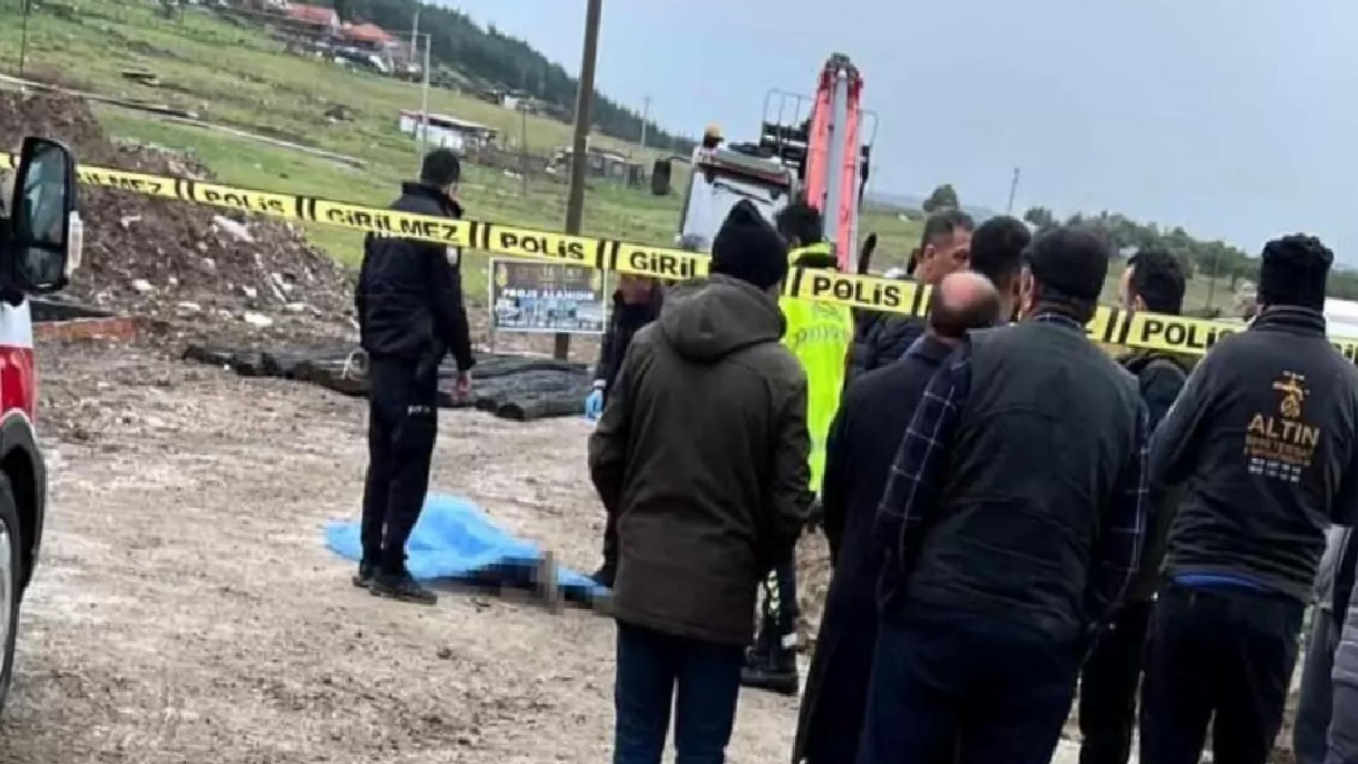 İzmir’de inşaat şantiyesinde iş makinesinin çarptığı 39 yaşındaki işçi hayatını kaybetti