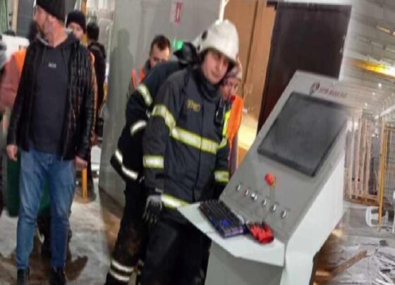 Burdur’da işçilerin üzerine mermer blok düştü