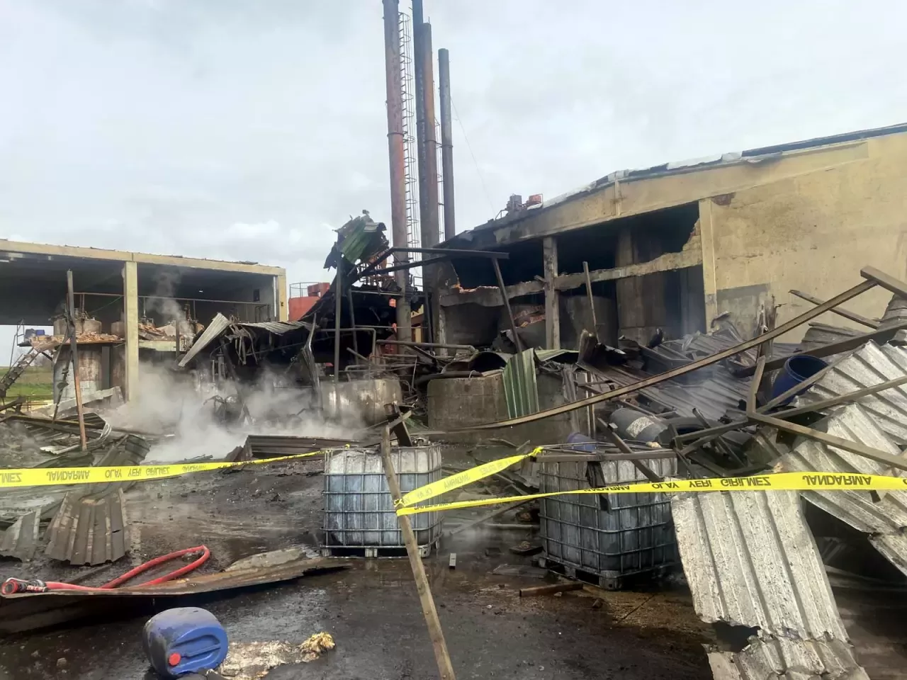 Tekirdağ'da yağ fabrikasında patlamada 48 yaşındaki işçi hayatını kaybetti