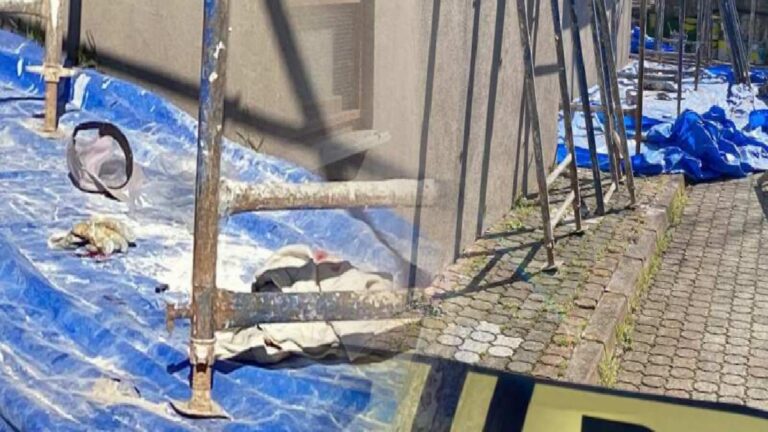 Samsun'da boya yaparken 3. kattan düşen işçi yaşam savaşı veriyor! 3
