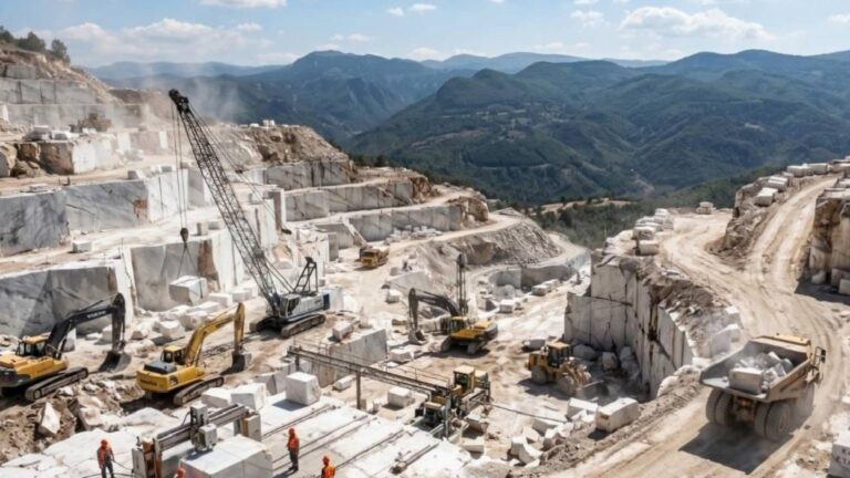 Antalya'da mermer ocağında loderden düşen 44 yaşındaki işçi hayatını kaybetti