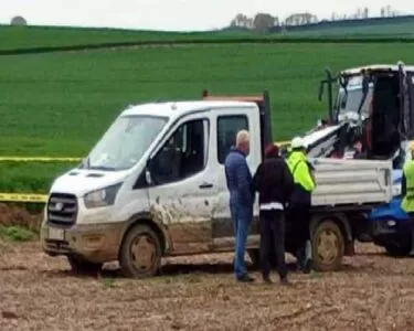 Tekirdağ'da iş makinesinin kovasının çarptığı 58 yaşındaki işçi yaşamını yitirdi