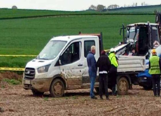 Tekirdağ'da iş makinesinin kovasının çarptığı 58 yaşındaki işçi yaşamını yitirdi