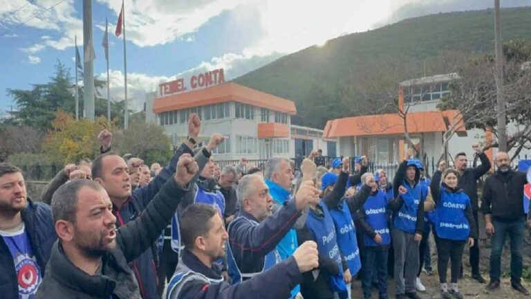 İzmir'de Temel Conta işçisi 8 kişi gözaltına alındı