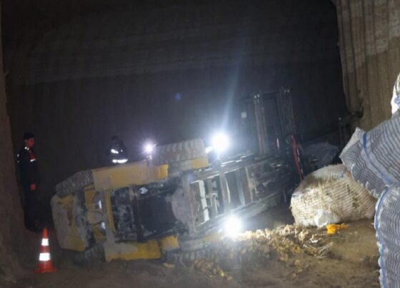 Nevşehir'de iş makinesinin altında kalan 51 yaşındaki işçi hayatını kaybetti