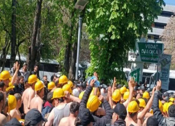 Doruk Madencilik işçilerine verilen sözler tutulmadı: Ankara’da çok güçlü bir direnişi ortaya koyacağız 4
