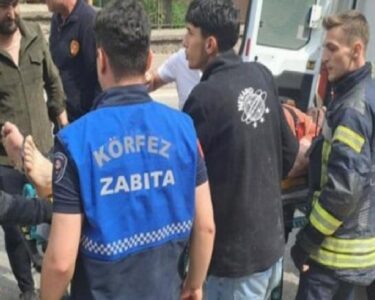 Kocaeli'de inşaatta akıma kapılan işçi yaralandı 2