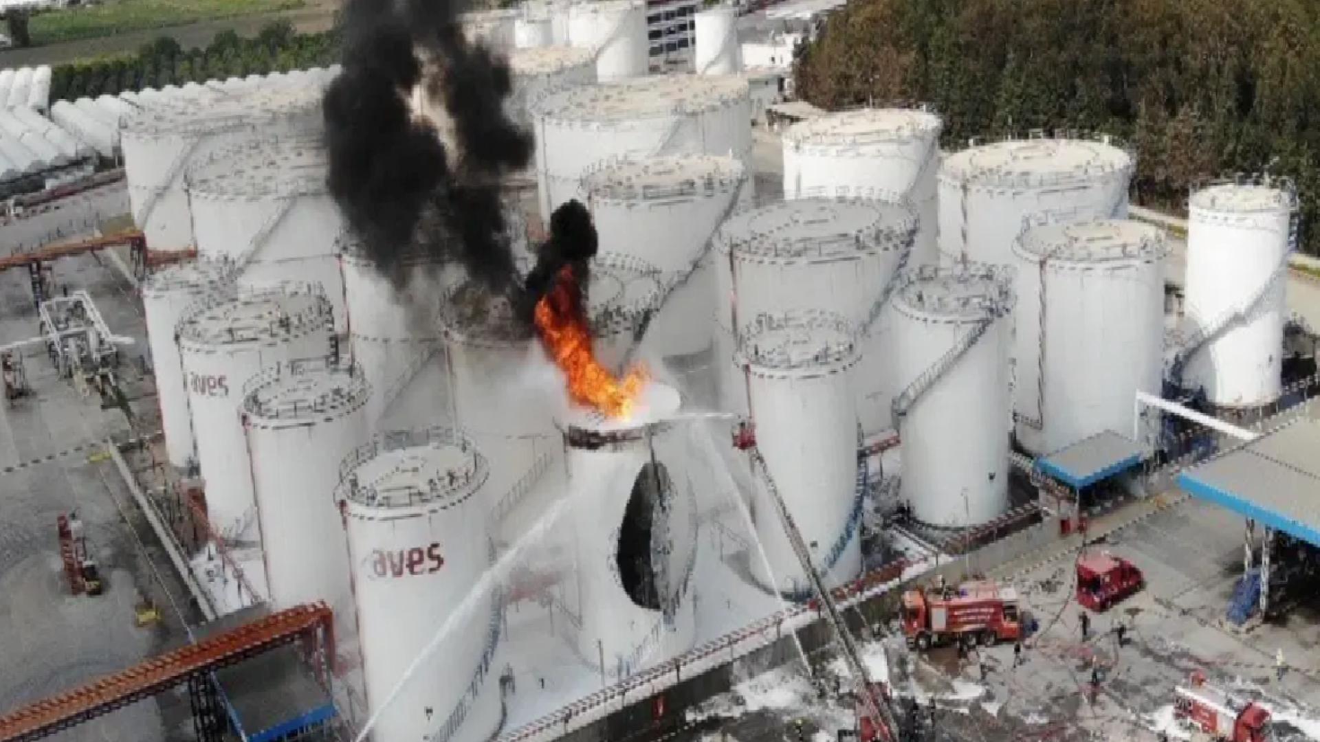 Mersin’deki Aves Enerji Dolum Tesisindeki yangında 1 işçi hayatını kaybetti