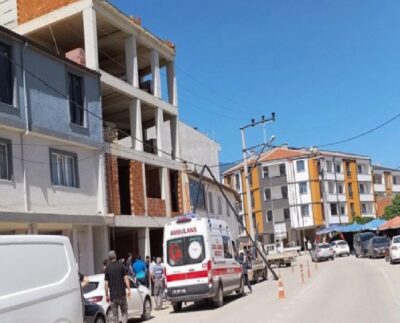 İnegöl'de elektrik akımına kapılan 42 yaşındaki işçi hayatını kaybetti