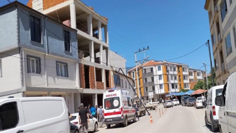 İnegöl’de elektrik akımına kapılan 42 yaşındaki işçi hayatını kaybetti