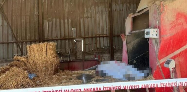 Ankara’da yem makinesine düşen 39 yaşındaki işçi hayatını kaybetti 23 Ankara’da yem makinesine düşen 39 yaşındaki işçi hayatını kaybetti